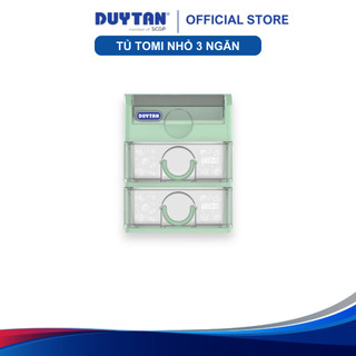 Tủ Tomi nhỏ 3 ngăn DUY TÂN nhựa PP/ABS, tủ mỹ phẩm, tủ văn phòng, mini để bàn tiện lợi