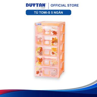 Tủ Tomi-S 5 ngăn DUY TÂN nhựa PP/ABS, tủ mỹ phẩm, tủ văn phòng, mini để bàn tiện lợi