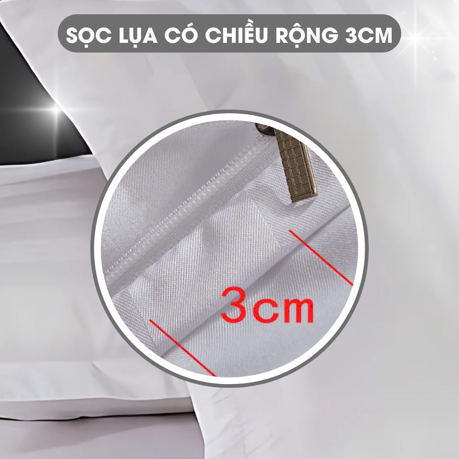 Ảnh Vỏ Gối Ôm Trắng Sọc 3F A Concept Decor Bao Áo Gối Ôm 35x100cm Vỏ Gối Ôm Cotton Bền Đẹp Sang Trọng chuẩn khách sạn 5 sao 4