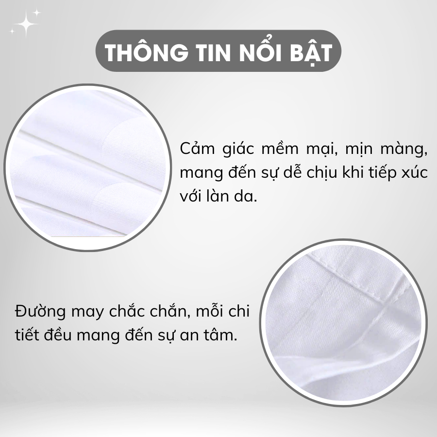 Ảnh Vỏ Gối Ôm Trắng Sọc 3F A Concept Decor Bao Áo Gối Ôm 35x100cm Vỏ Gối Ôm Cotton Bền Đẹp Sang Trọng chuẩn khách sạn 5 sao 2