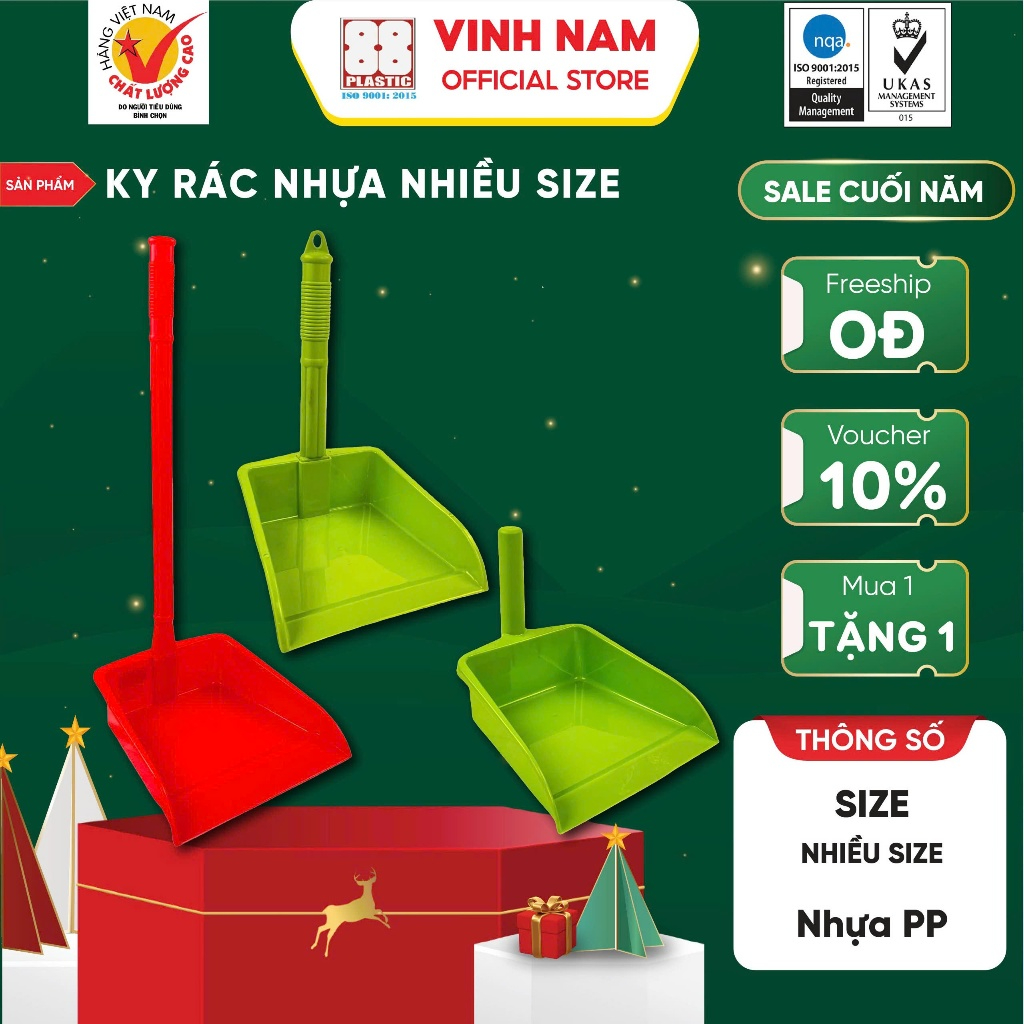 Ky Rác Nhựa Vinh Nam Plastic Chất Liệu Nhựa PP Bền Đẹp Chắc Chắn Thiết ...