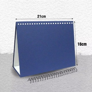 Chân Đế Lịch (Khổ A5) Để Bàn Chữ A Ngang Chất Liệu Giấy Giả Da, Ánh Kim, Carton Cứng Cáp