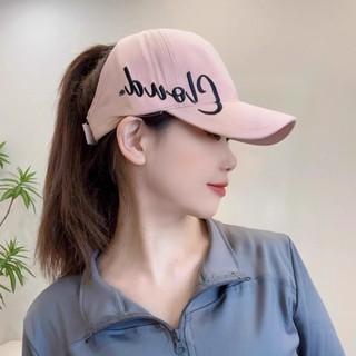 Mũ lưỡi trai Nón kết chống nắng nửa đầu thể thao thêu chữ Cloud chất kaki, mũ hở chóp thời trang form mềm unisex nam nữ