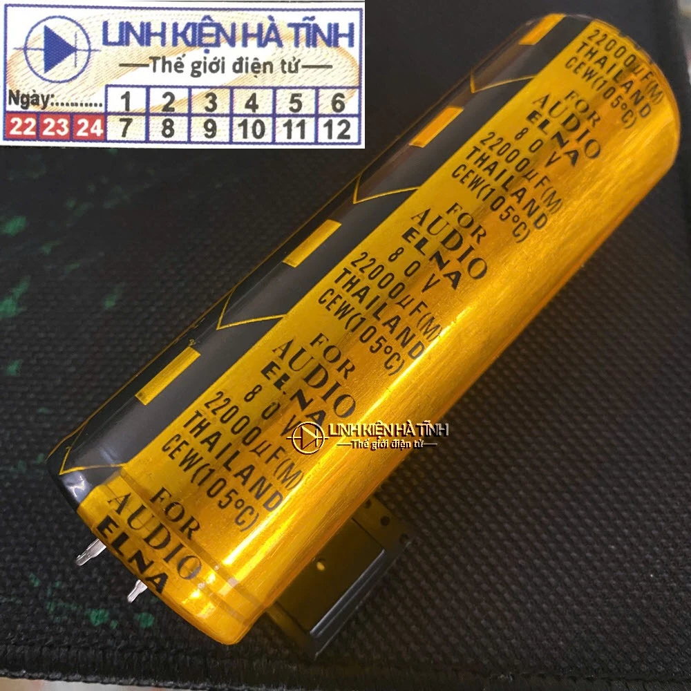 tụ audio ELNA 22000uf 80V 22000UF /80V tụ nguồn âm thanh