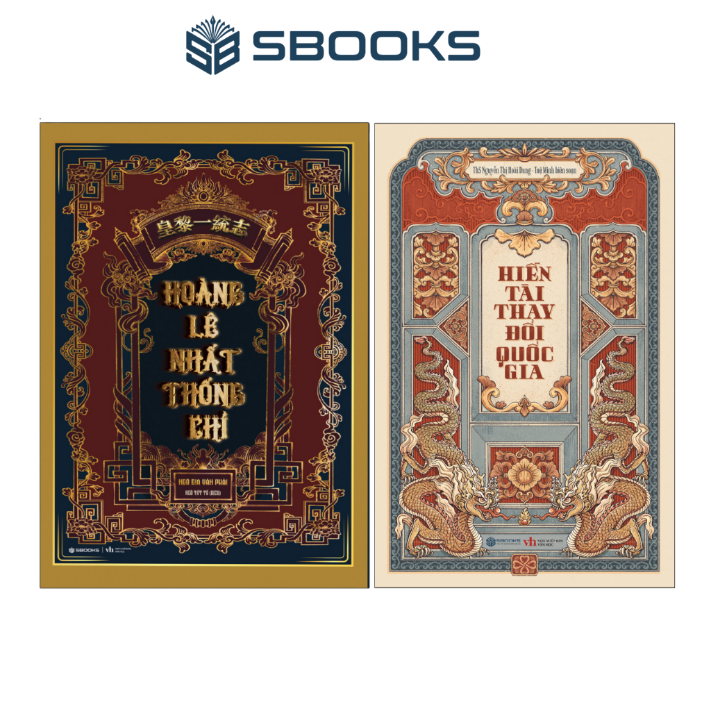 Sách Combo 2 Cuốn : Hoàng Lê Nhất Thống Chí + Hiền Tài Thay Đổi Quốc Gia - SBOOKS OFFICIAL