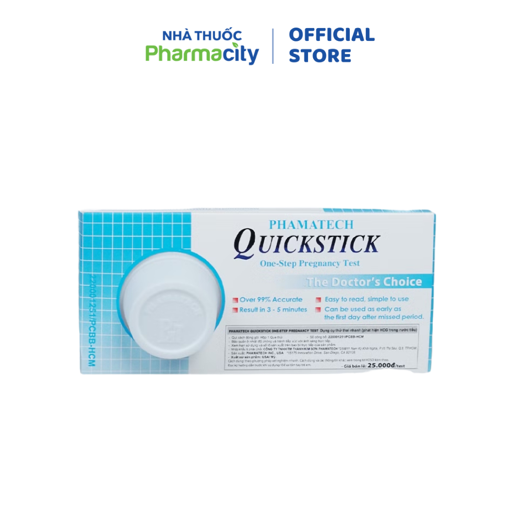 Que Quickstick thử thai nhanh (1 cái/hộp) | Shopee Việt Nam