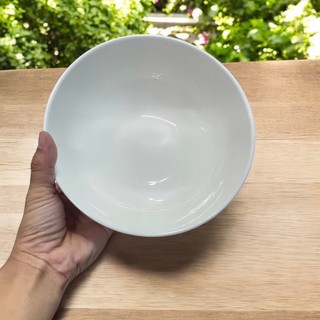 TÔ SỨ TRẮNG 8 INCH 20CM -Bát Tô Trắng Dày Dặn, Tô bún,Phở