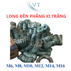 300 gram long đền phẳng, vòng đệm tròn thép xi lỗ trong