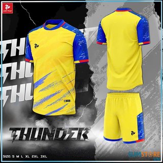 Bộ Quần Áo Bóng Đá Không Logo – QA Justplay Thunder