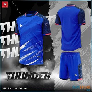 Bộ Quần Áo Bóng Đá Không Logo – QA Justplay Thunder