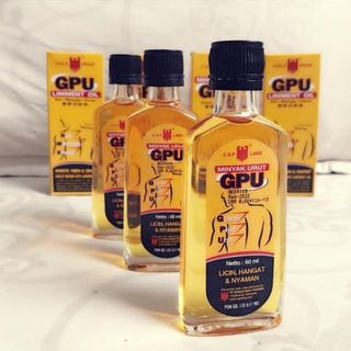 [CHÍNH HÃNG - GIÁ SỈ ] Dầu xoa bóp MINYAK URUT GPU Indonesia 60ml - SHOP DẦU DOKRAK