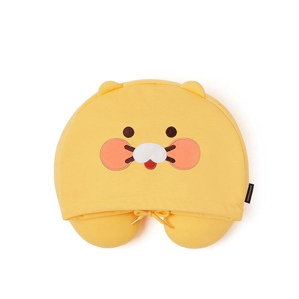 Ảnh Gối chữ U Có Mũ Và Không Mũ Trùm Đầu Nhân Vật Apeach, Ryan, Choonsik -  Kakao Friends Chính Hãng 3