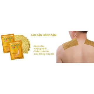 [CHÍNH HÃNG] Tổng Hợp Cao Dán Hồng Sâm Hàn Quốc (Túi 20-25 miếng) - SHOP DẦU DOKRAK