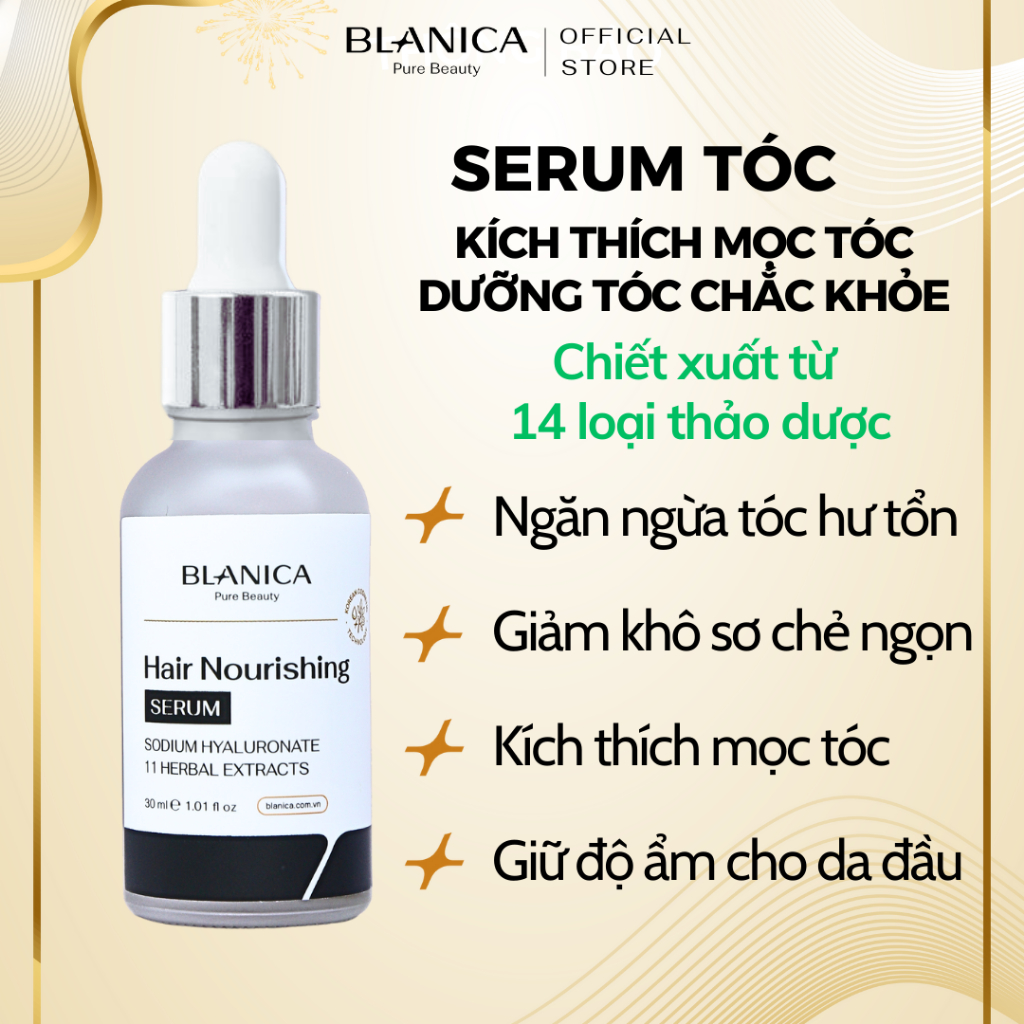 Ảnh Serum dưỡng tóc và da đầu BLANICA Hair Nourishing Serum ngăn rụng tóc và phục hồi hư tổn 30ml 1