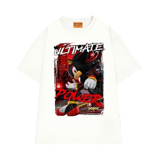 Áo Thun Hoạt Hình NGỐ TEE Sonic the Hedgehog Ultimate Power Shadow Chất Vải Cotton 75 Thoáng Mát