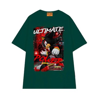 Áo Thun Hoạt Hình NGỐ TEE Sonic the Hedgehog Ultimate Power Shadow Chất Vải Cotton 75 Thoáng Mát