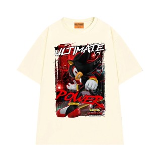 Áo Thun Hoạt Hình NGỐ TEE Sonic the Hedgehog Ultimate Power Shadow Chất Vải Cotton 75 Thoáng Mát