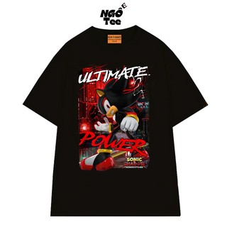 Áo Thun Hoạt Hình NGỐ TEE Sonic the Hedgehog Ultimate Power Shadow Chất Vải Cotton 75 Thoáng Mát