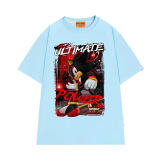 Áo Thun Hoạt Hình NGỐ TEE Sonic the Hedgehog Ultimate Power Shadow Chất Vải Cotton 75 Thoáng Mát