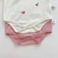 QC Set thỏ cherry tặng kèm mũ cho bé, hàng quảng châu vải mềm mịn cho bé gái 5-13kg