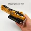 Đồ chơi mô hình xe cần cẩu nâng hàng bằng nhựa ABS, chạy đà quán tính, bánh xích cao su, xoay 360 độ, kích thước lớn