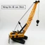 Đồ chơi mô hình xe cần cẩu nâng hàng bằng nhựa ABS, chạy đà quán tính, bánh xích cao su, xoay 360 độ, kích thước lớn