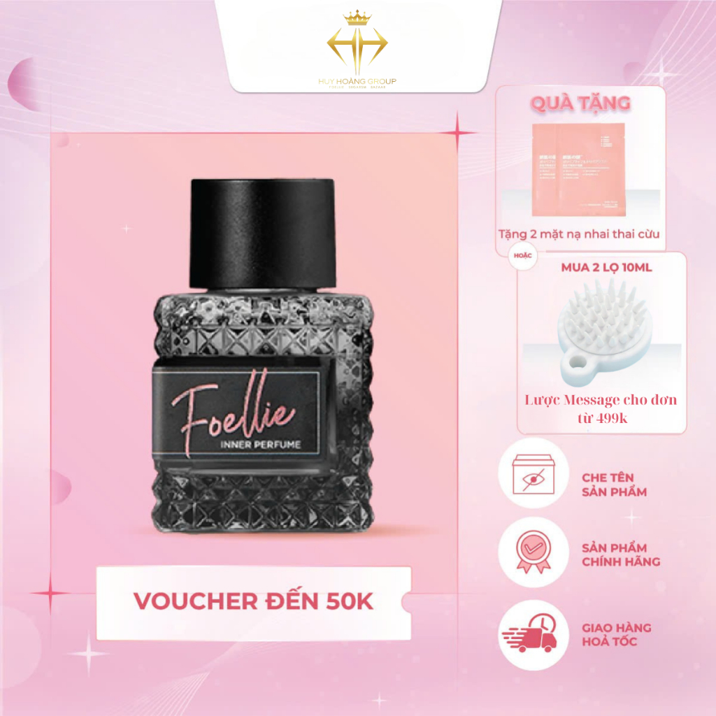 Nước hoa vùng kín Foellie hương hoa hồng đen quyến rũ sang trọng 10ml ...