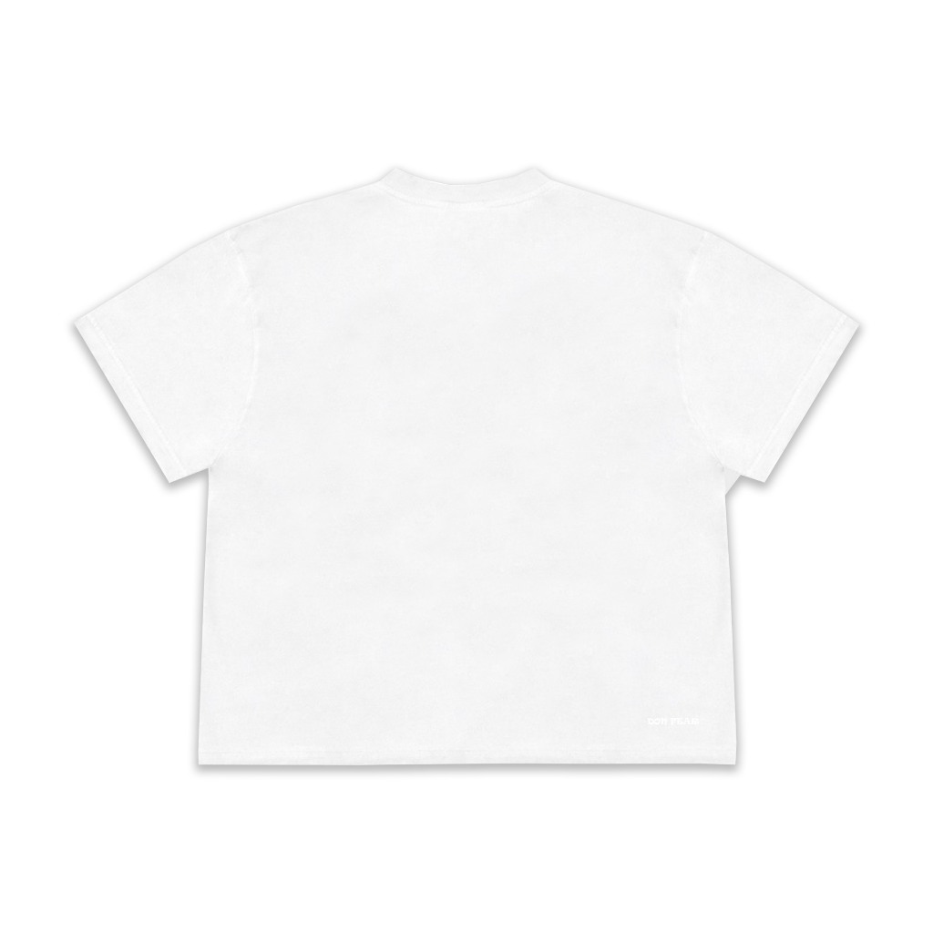 Áo thun DONFEAR blue basic logo chất liệu cotton 100% thoáng mát from oversized unisex