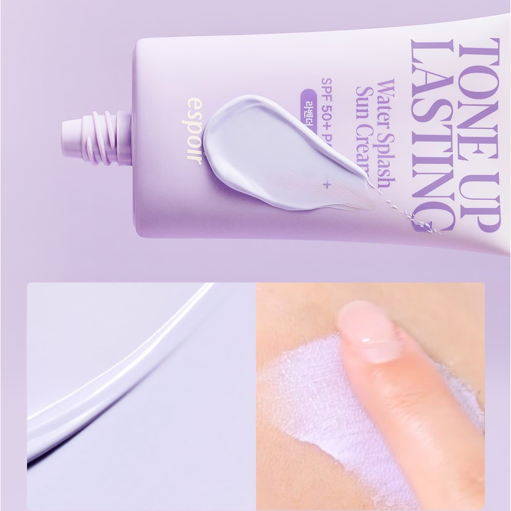 Ảnh Kem Chống Nắng Nâng Tông Tím Espoir Water Splash Sun Cream Tone Up Lasting SPF 50+/PA++++ 50ml 2