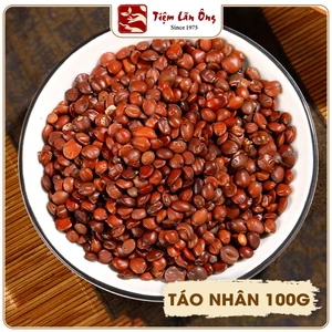 Táo nhân sao thơm 100g, toan táo nhân, trà táo nhân, sạch, thơm, không lẫn tạp chất - Tiệm Lãn Ông