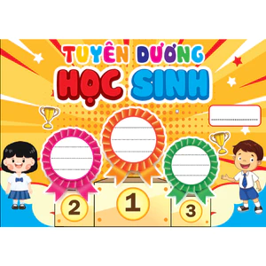BẢNG TUYÊN DƯƠNG HỌC SINH ( đồ dùng dạy học MIKI )