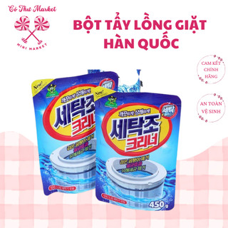 Bột Tẩy Lồng Giặt Hàn Quốc Gói 450g – Vệ Sinh Máy Giặt Gọn Gàng, Dễ Sử Dụng – CÔ THƯ MARKET