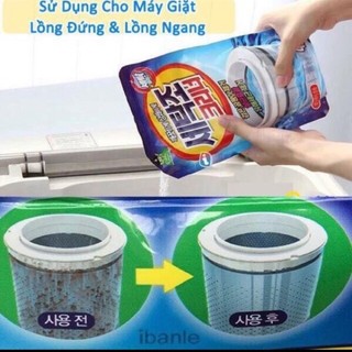 Bột Tẩy Lồng Giặt Hàn Quốc Gói 450g – Vệ Sinh Máy Giặt Gọn Gàng, Dễ Sử Dụng – CÔ THƯ MARKET