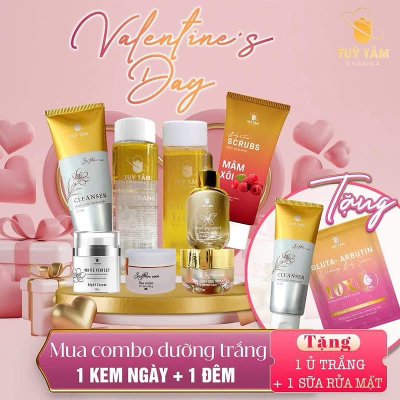 COMBO PEEL da - Tùy Tâm Pharma - Bao gồm: Serum MESO + Kem HA + Kem PEEL