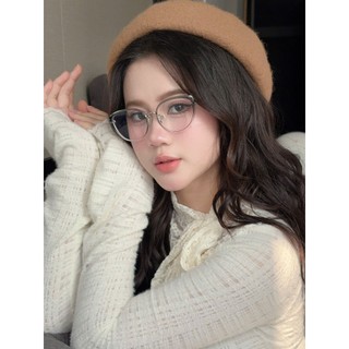 Gọng kính mắt thời trang ANNA nam nữ dáng mắt mèo chất liệu hợp kim siêu nhẹ AN5740