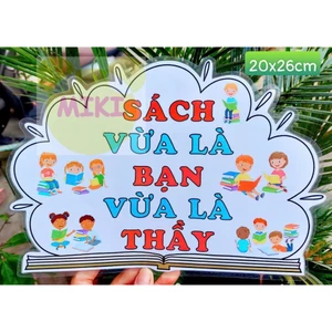 KHẨU HIỆU TRANG TRÍ LỚP (Đồ dùng dạy học Miki)