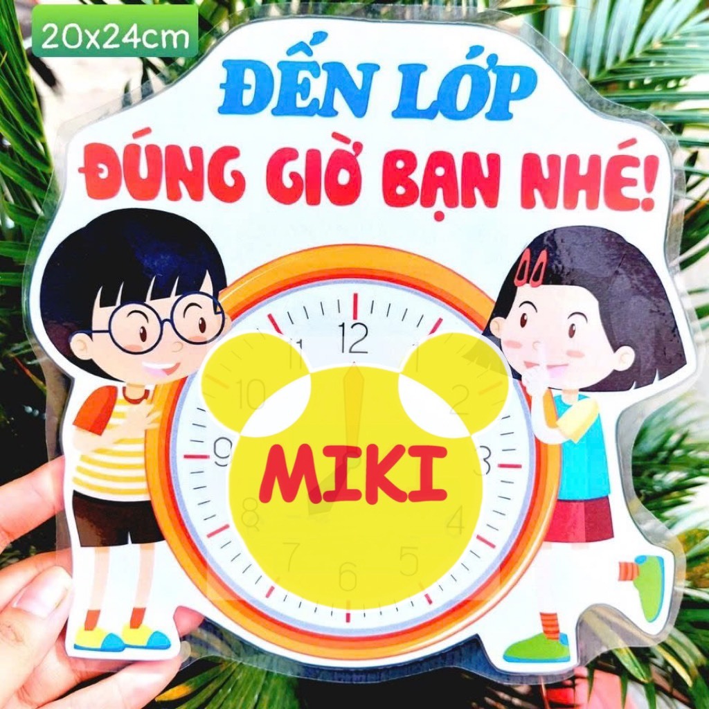 KHẨU HIỆU TRANG TRÍ LỚP (Đồ dùng dạy học Miki)