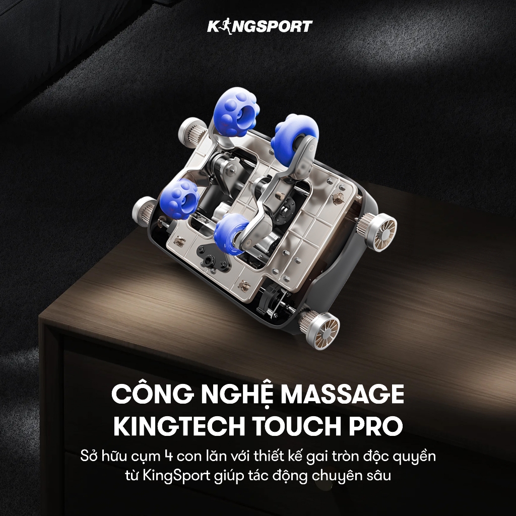 Ghế massage toàn thân KINGSPORT G80 NEW công nghệ rung sóng âm KingSonic