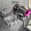 Giá đỡ máy sấy tóc nhà tắm Greenhome xoay 360 cốc hút chắc chắn dán tường chịu lực tới 15kg tiện lợi