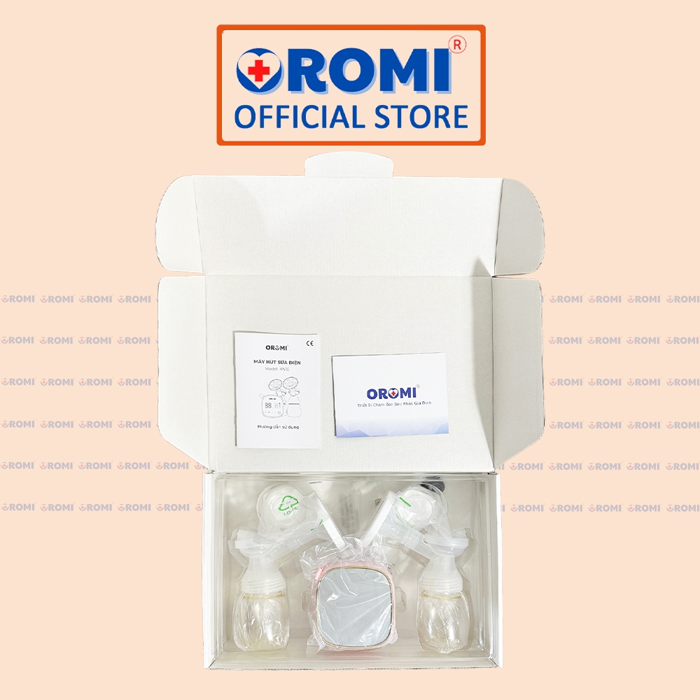 Máy hút sữa điện đôi OROMI XN10 - Hút sữa massage hiệu quả, không đau rát - Nhựa PPSU cao cấp