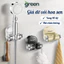 Giá Đỡ Vòi Sen Di Động Greenhome Xoay 90 Độ, Giá Treo Vòi Sen Hút Tường Không Cần Khoan Đục
