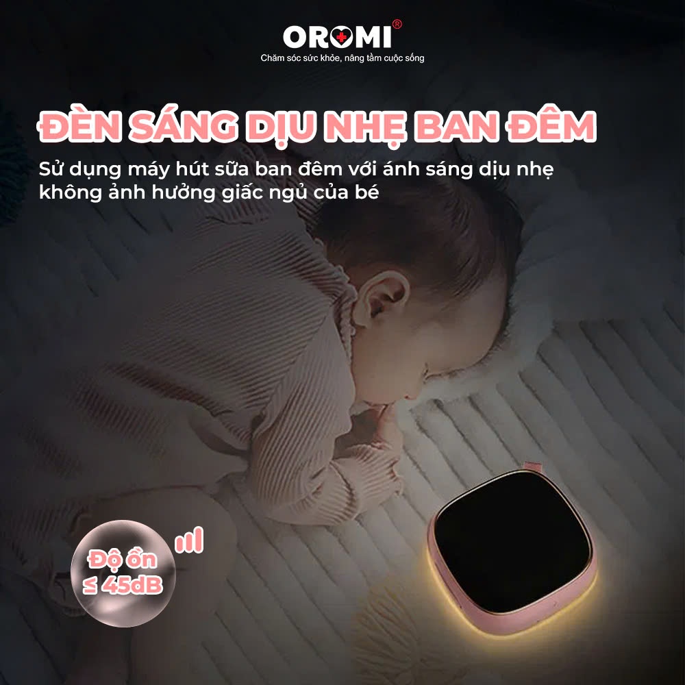 Máy hút sữa điện đôi OROMI XN10 - Hút sữa massage hiệu quả, không đau rát - Nhựa PPSU cao cấp