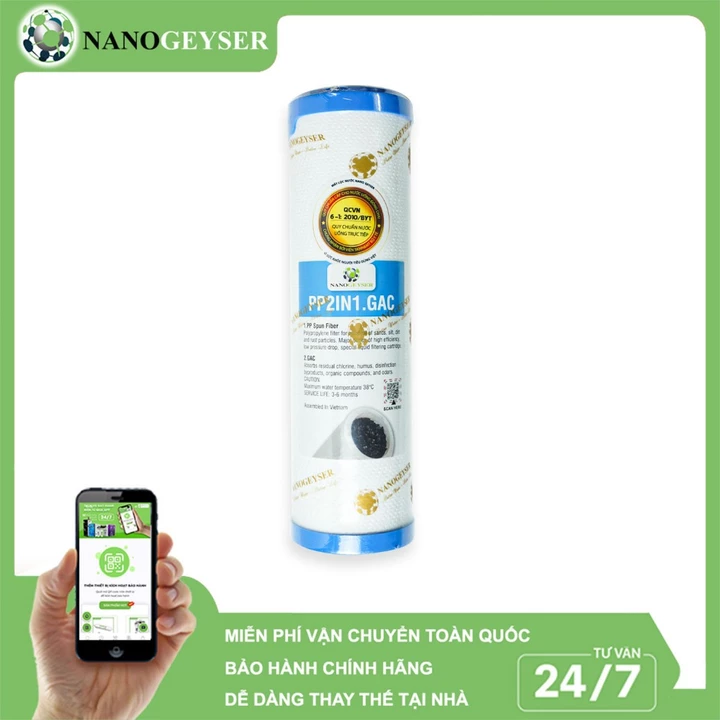 Geyser Water Filter Cartridge NANO