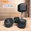 Tạ Tập Gym Tại Nhà Thiết Kế Lục Giác Chống Trơn Trượt, Chất Liệu Gang Bọc Cao Su Bền Bỉ (2,5-30Kg)
