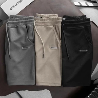 Quần Short Nam Trơn Chất Xốp Tổ Ong Co Giãn Mát Mẻ Thoải Mái