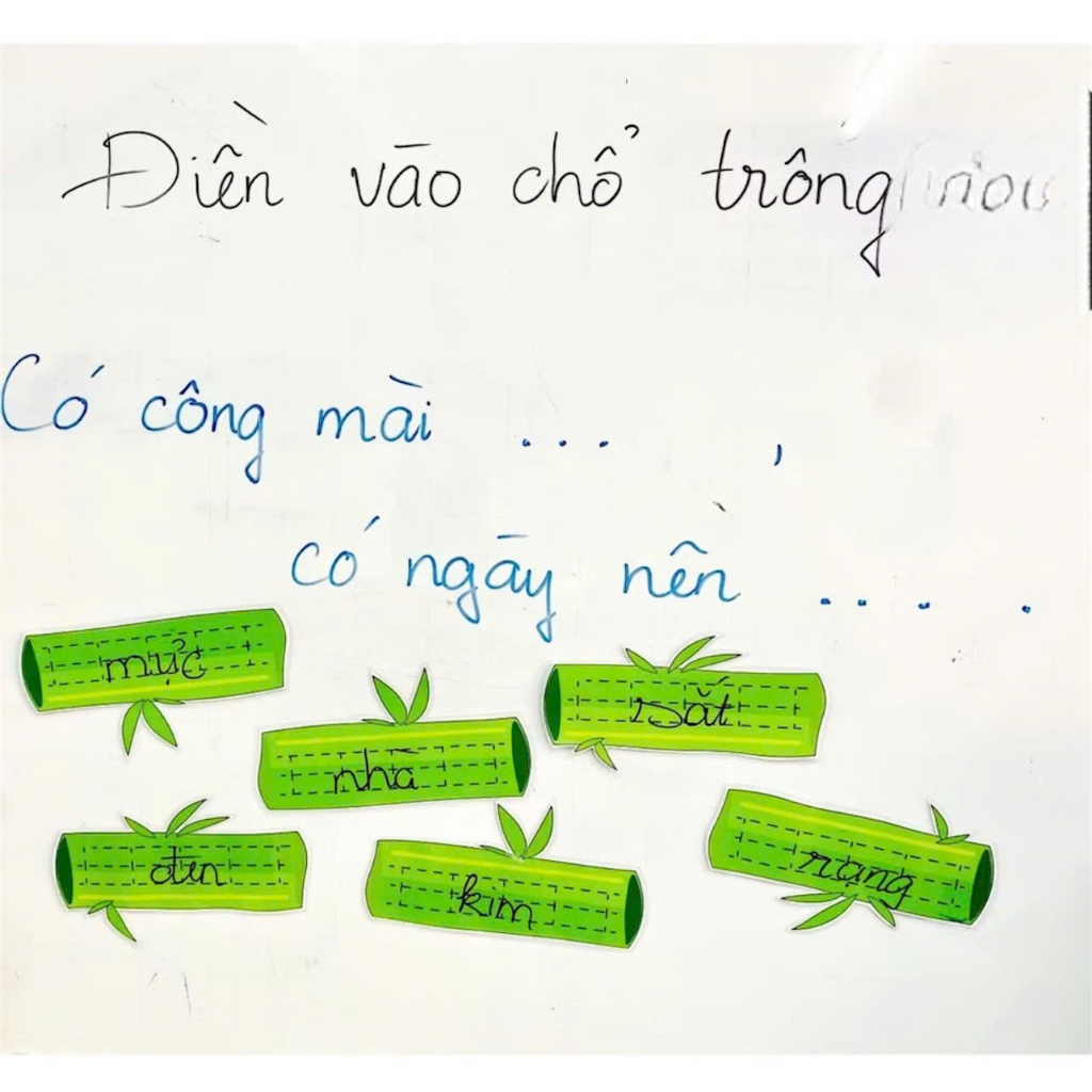 Cây tre 6 đốt - đồ dùng dạy học