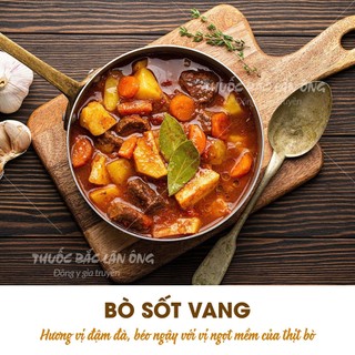 Gia vị nấu sốt vang, set nguyên liệu đầy đủ, thơm ngon, chuẩn vị, tiện lợi - Lãn Ông
