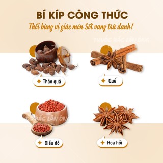 Gia vị nấu sốt vang, set nguyên liệu đầy đủ, thơm ngon, chuẩn vị, tiện lợi - Lãn Ông