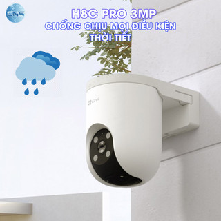 Camera EZVIZ Ngoài Trời Wifi CS-H8C PRO (3MP) | Đàm Thoại 2 Chiều | Màu Ban Đêm | Chống Nước Tốt | Bảo Hành Chính Hãng