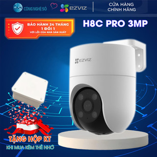 Camera EZVIZ Ngoài Trời Wifi CS-H8C PRO (3MP) | Đàm Thoại 2 Chiều | Màu Ban Đêm | Chống Nước Tốt | Bảo Hành Chính Hãng